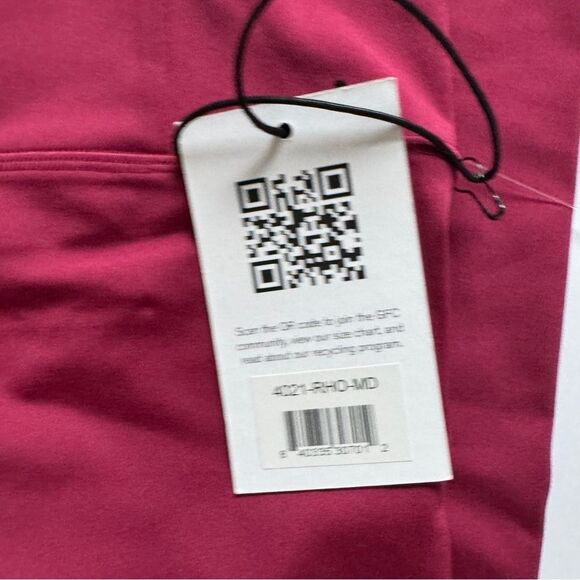 Girlfriend Collective Compressive High Waist Legging Pomegranate Size Medium NWT - Picture 5 of 8
